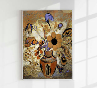 Klassisches Fine Art Poster von Odilon Redon auf Papier oder Canvas, Größen A3 bis A0, ohne Rahmen, individuell präsentierbar.
