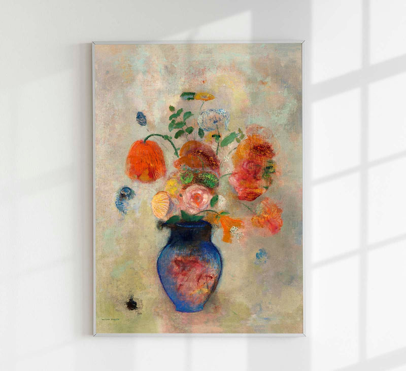 Large Vase with Flowers Odilon Redon Poster Fine Art Print — Patroa Studio