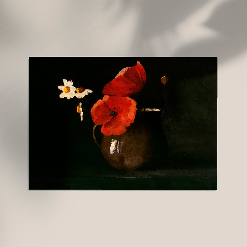 Poppies and Daisies Fine Art Print Odilon Redon Symbolistische Blumen — Ansicht 3