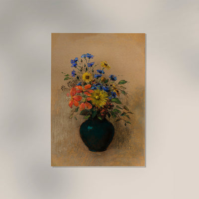 Wildflowers by Odilon Redon – Fine Art Print | Symbolistische Kunst