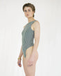 MIXXED gestreifter Body | Bio-Baumwolljersey | Rückenausschnitt