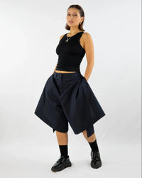 HAKAMA MIDNIGHT Culottes – 100% Virgin Wool, Handmade in Berlin — Ansicht 2