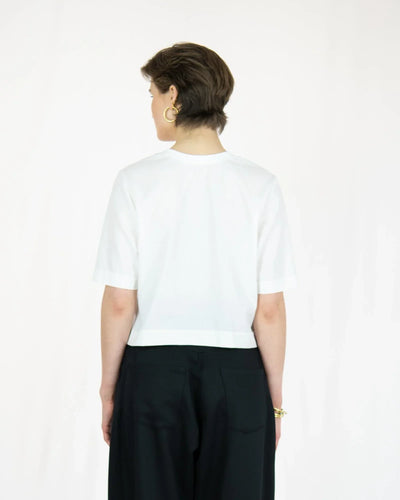MESH Shirt aus Deadstock-Baumwolle | halbtransparent & doppellagig | Made in Berlin