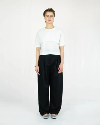 MESH, short shirt made of deadstock cotton | semi-transparent &amp; double-layered | Made in Berlin