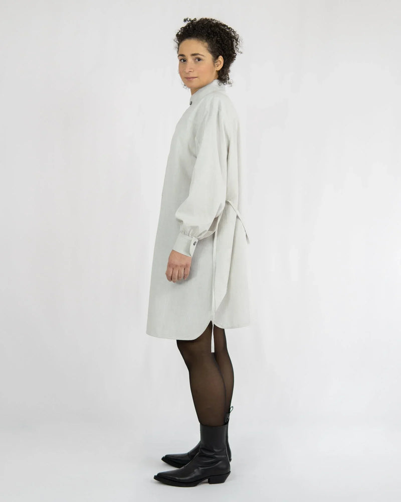 NOBUO Light Shirt Blouse – Organic Chambray, Handmade Berlin — Ansicht 3