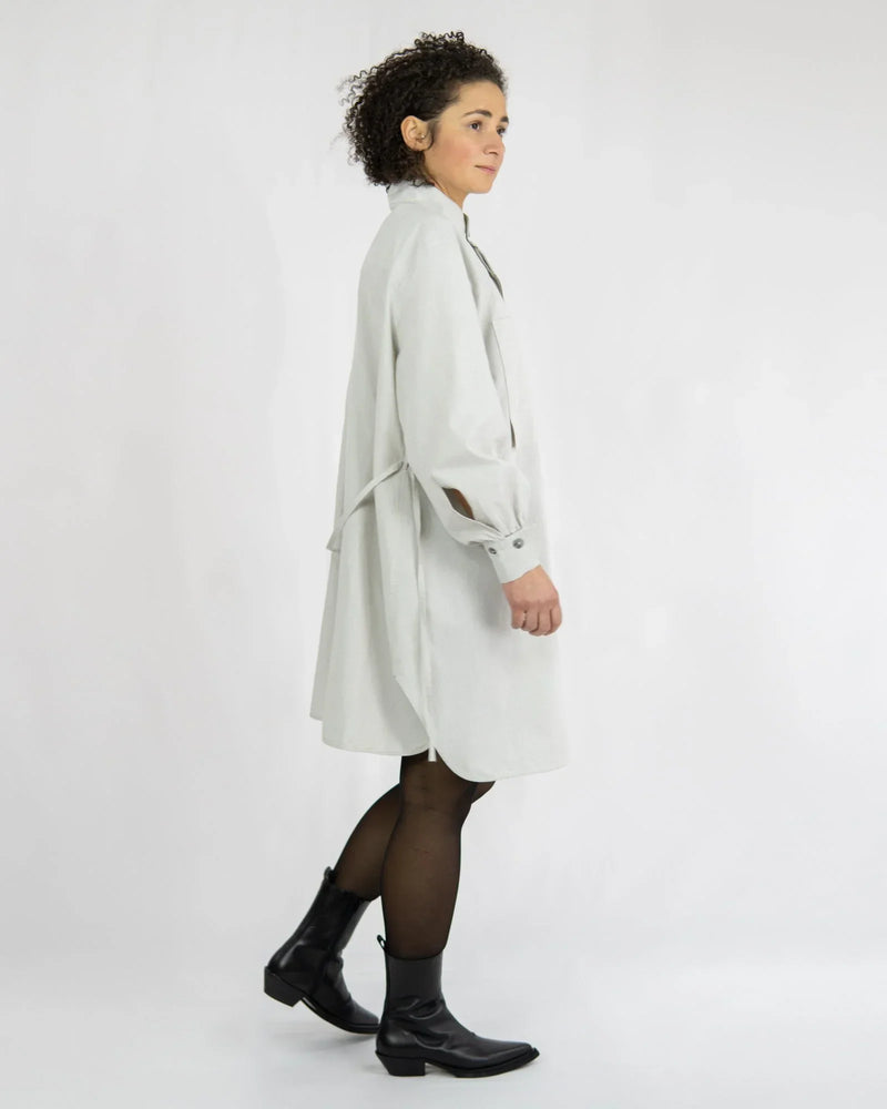NOBUO Light Shirt Blouse – Organic Chambray, Handmade Berlin — Ansicht 5