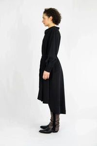 VASYA Tencel Twill Shirt Dress – concealed button placket, Made in Berlin — Ansicht 7