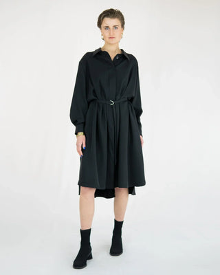 VASYA, Hemdkleid aus Twill-Tencel | verdeckte Knopfleiste | Made in Berlin