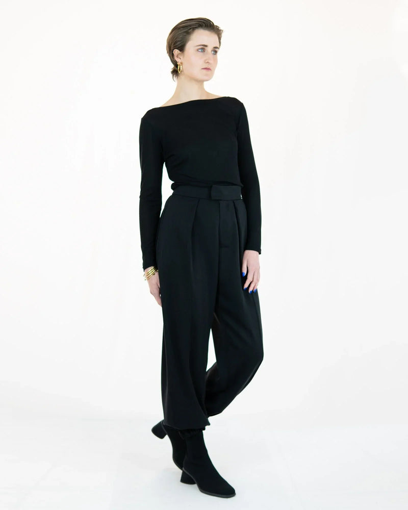 AdoTAEK Ankle-Length Trousers with Seam Details 100% Tencel — Ansicht 3