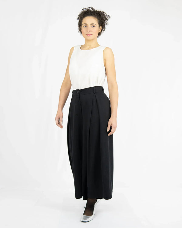 SMOOTH PANTS Culottes Tencel™ Minimalist design