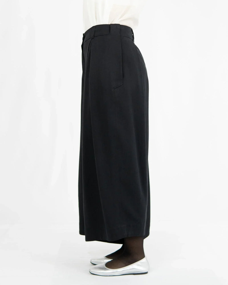 SMOOTH PANTS Culottes Tencel™ Minimalist design — Ansicht 8