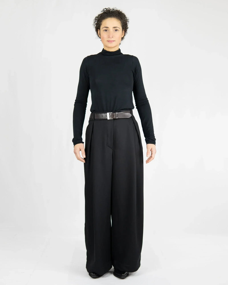 SMART Lyocell Twill Pleated Trousers | Handmade Berlin — Ansicht 7