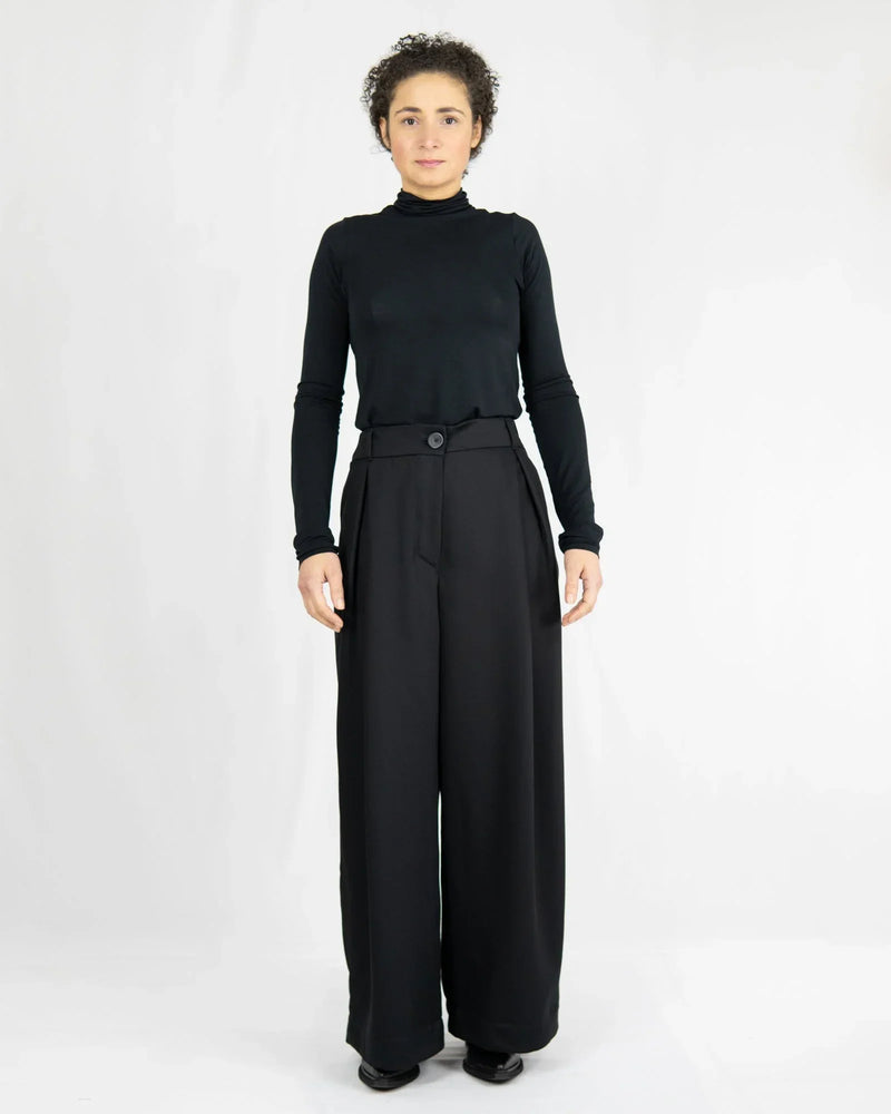 SMART Lyocell Twill Pleated Trousers | Handmade Berlin — Ansicht 2