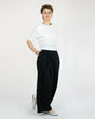SMART pleated trousers in lyocell twill | High-waisted | Made in Berlin