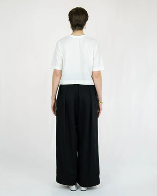 SMART, lange Bundfaltenhose aus Lyocell-Twill | Struktur & Komfort | Made in Berlin