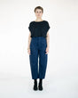 AdoBLEU organic twill culottes – elasticated waistband, Made in Berlin