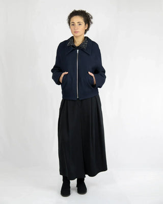 GORI, short jacket with raglan sleeves | Wool-modal blend | Made in Berlin