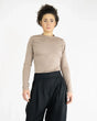 SOULAGE Draped Tencel Jersey Longline Top | Waterfall Style | Made in Berlin