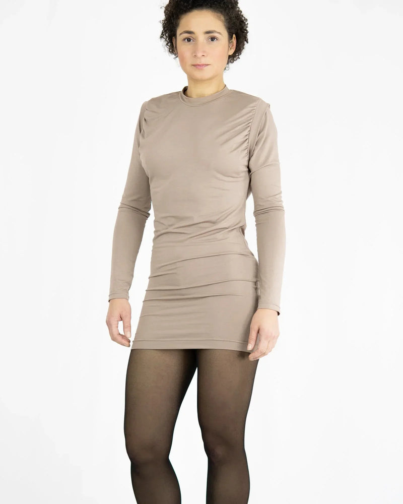 SOULAGE Draped Tencel Jersey Longline Top | Waterfall Style | Made in Berlin — Ansicht 6