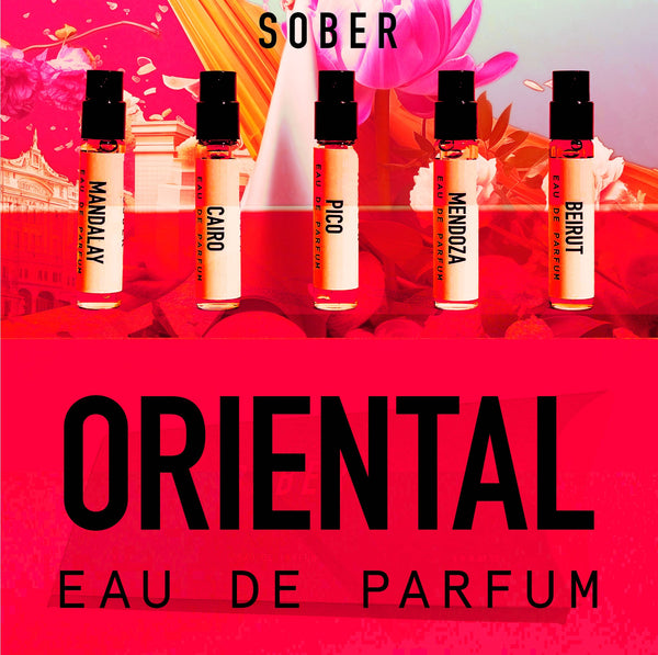 sober Discovery Set Oriental – 5 Unisex-Düfte à 2ml mit Gutschein