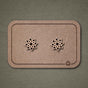 Wooden Star Stud Earrings N°1 – Handmade