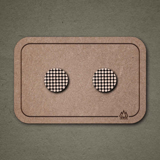 Ohrstecker aus Holz | Dotwork