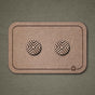 Wooden Cross Stud Earrings – Handmade