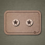 Wooden Stud Earrings Star N°4 – Handmade