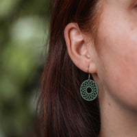 Spirit wooden earrings – feather-light, delicate, hypoallergenic — Ansicht 12
