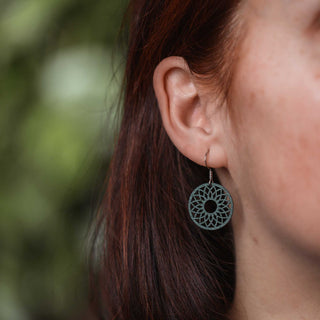 „Spirit“ Ohrhänger aus Holz – federleicht | filigran | antiallergen