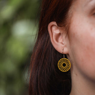 „Spirit“ Ohrhänger aus Holz – federleicht | filigran | antiallergen