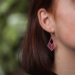 „Tribe“ Ohrhänger aus Holz – federleicht | filigran | antiallergen