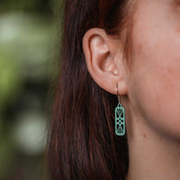 Harmony Wooden Earrings – feather-light, delicate, hypoallergenic — Ansicht 7