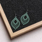 "Mindful" Wooden Drop Earrings - Featherlight, Delicate, Hypoallergenic