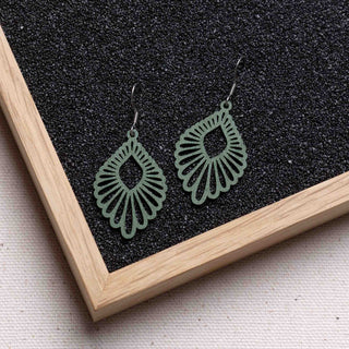 „Mindful“ Ohrhänger aus Holz – federleicht | filigran | antiallergen