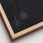 "Mandala" Wooden Earrings – feather-light, delicate, hypoallergenic