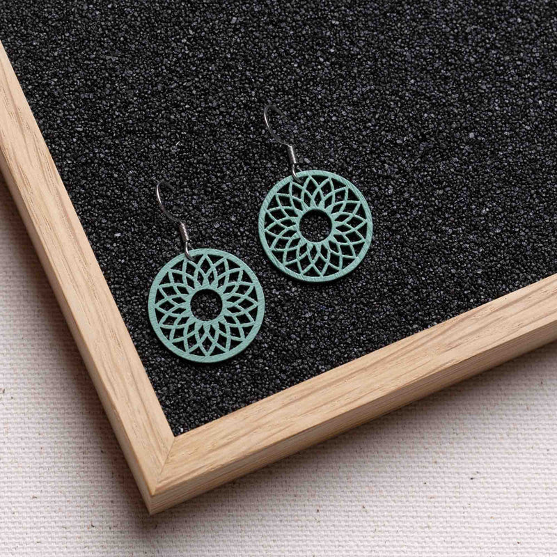 Spirit wooden earrings – feather-light, delicate, hypoallergenic — FEINFORMART