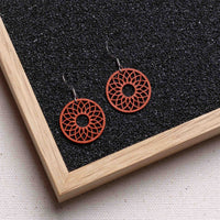 Spirit wooden earrings – feather-light, delicate, hypoallergenic — Ansicht 1