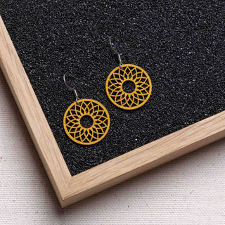 „Spirit“ Ohrhänger aus Holz – federleicht | filigran | antiallergen