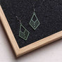 Tribe Wooden Drop Earrings – feather-light, delicate, hypoallergenic