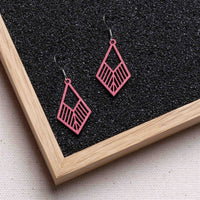 Tribe Wooden Drop Earrings – feather-light, delicate, hypoallergenic — Ansicht 31