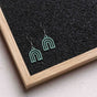 Rainbow Wooden Earrings - feather-light, delicate, hypoallergenic