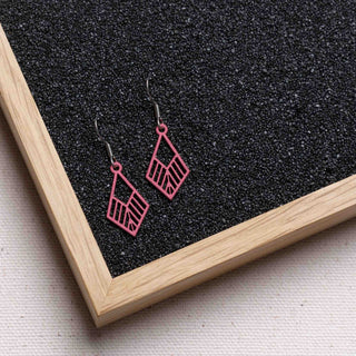 „Tribe mini“ Ohrhänger aus Holz – federleicht | filigran | antiallergen