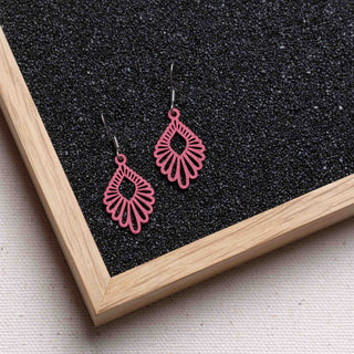 „Mindful mini“ Ohrhänger aus Holz – federleicht | filigran | antiallergen