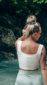FARRAH Crop Top shell double-layered - Shell White — Ansicht 3