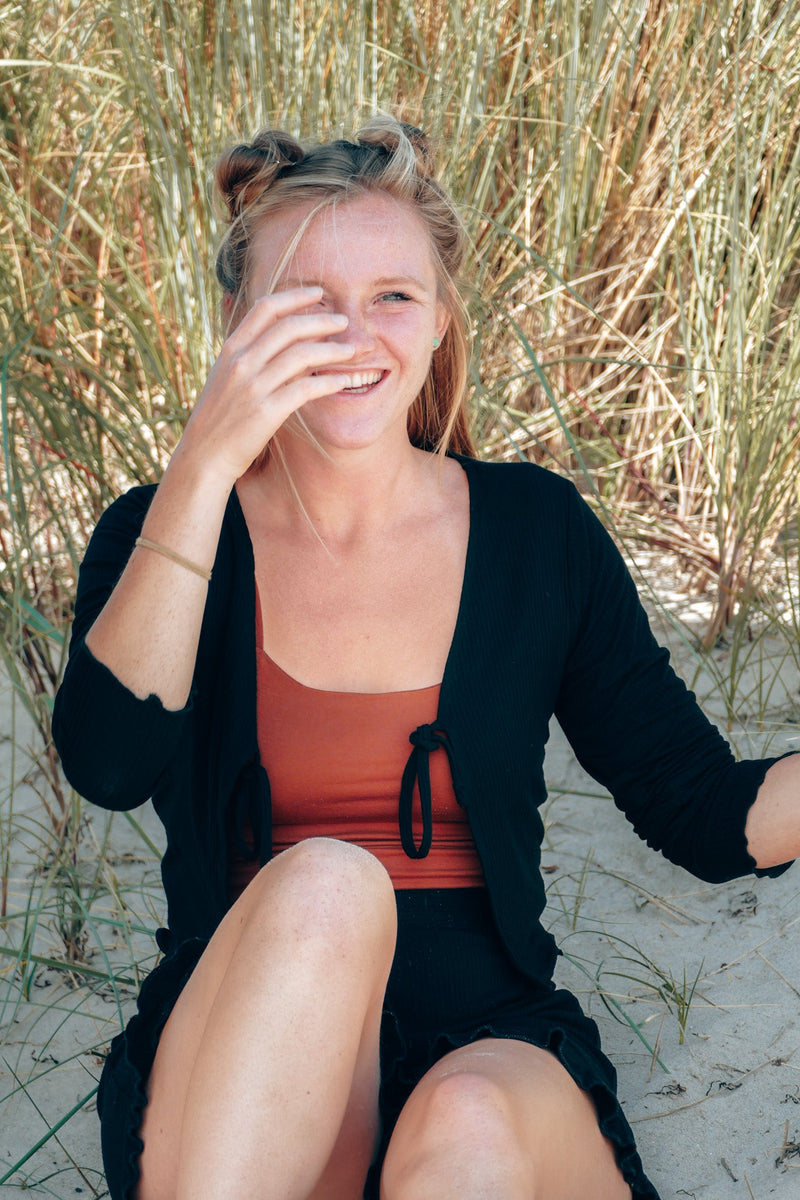 FARRAH crop cardigan black  — Ansicht 10