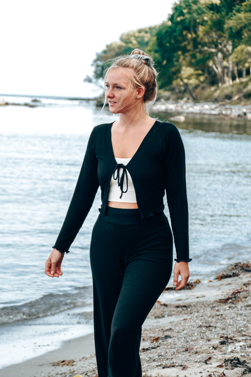 FARRAH crop cardigan black  — Ansicht 11