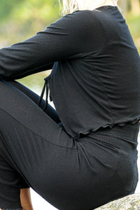 FARRAH crop cardigan black  — Ansicht 7