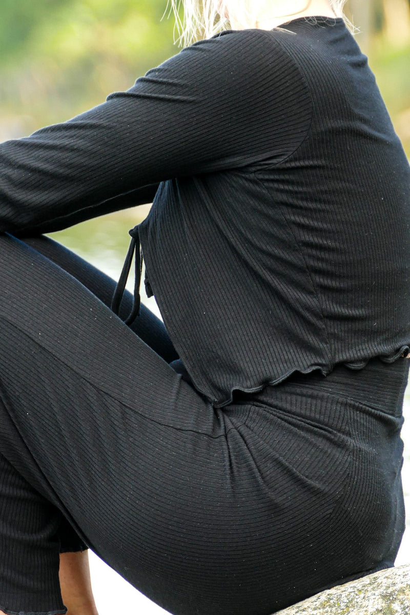 FARRAH crop cardigan black  — Ansicht 7