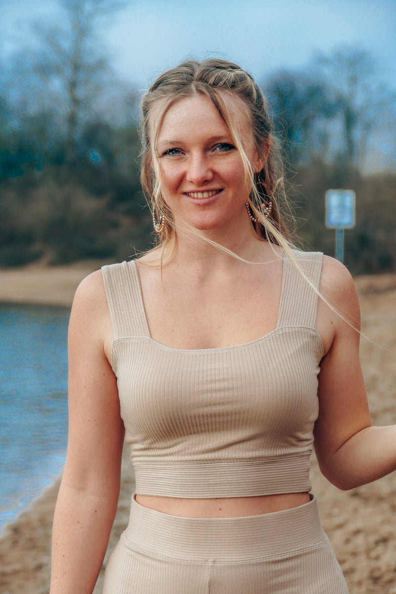 FARRAH Crop Top warm sand – Fair | Soft | Summer-light — Ansicht 2